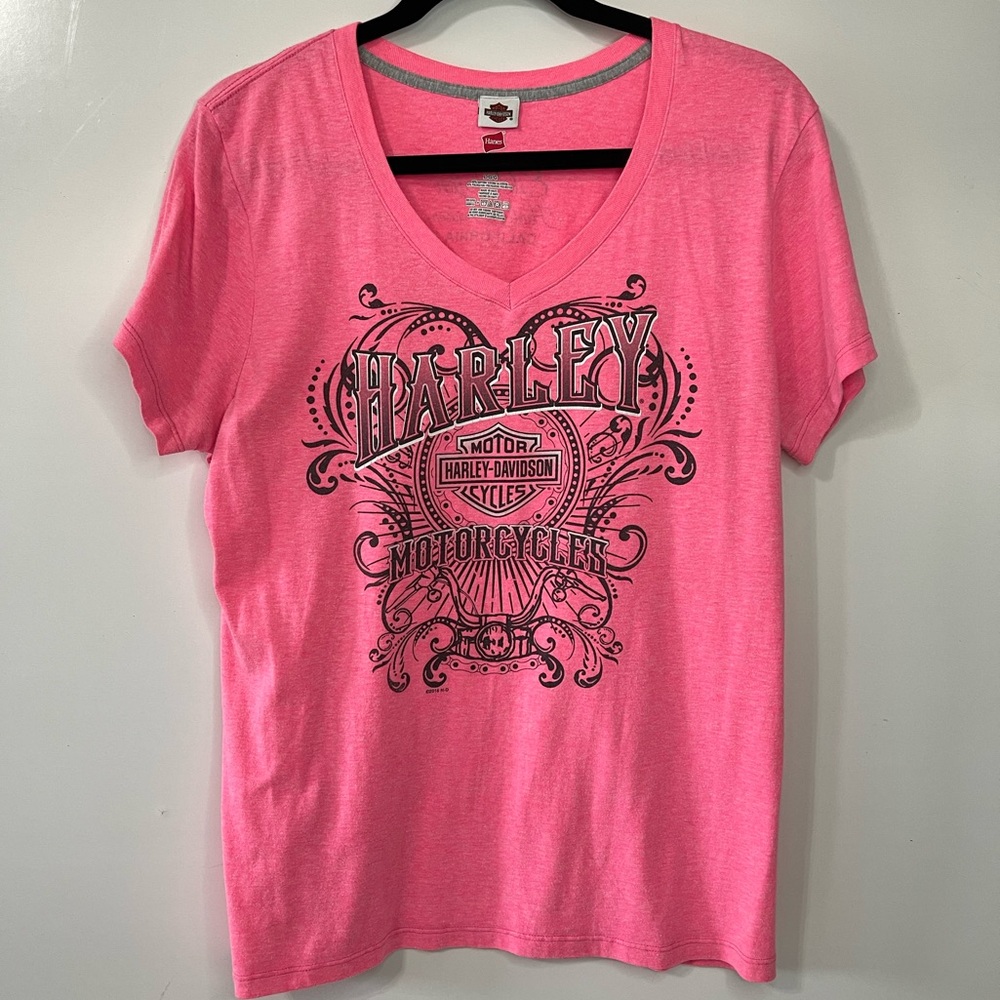 Harley Davidson Women’s Pink Top Size Large